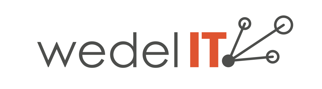 wedel it logo grey and orange-beskuren